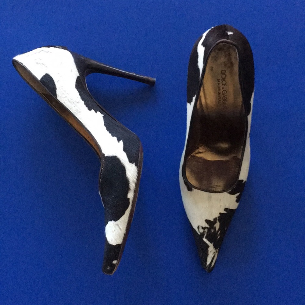 Dolce&Gabbana haircalf shoes